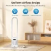 Tower Fan, LCD, 8H - view 5