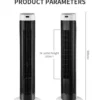Tower Fan, LED, 12H - view 6