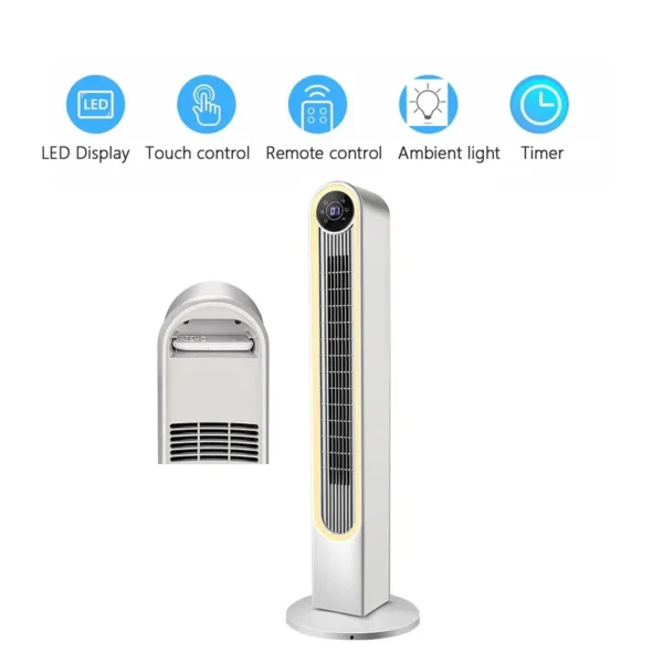 Tower Fan, LED, 42" - view 6