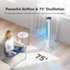 Tower Fan, Plastic, 40'' - view 2