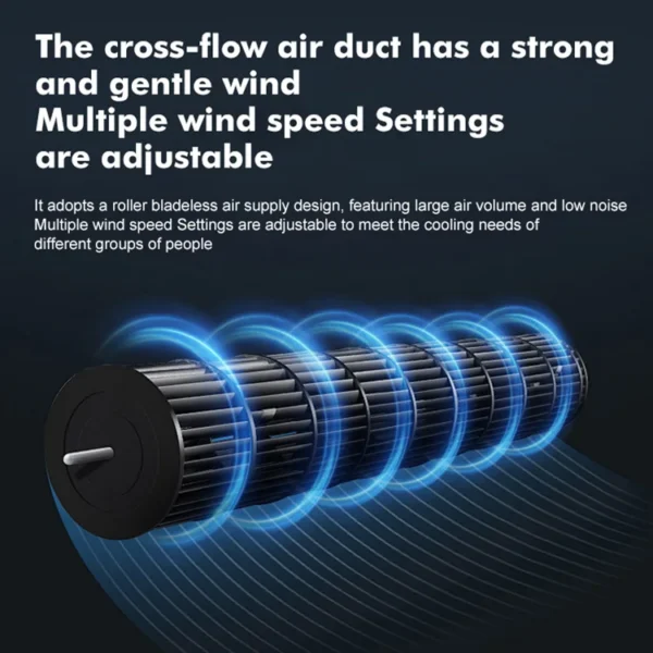 Tower Fan, Plastic, 55W - view 2