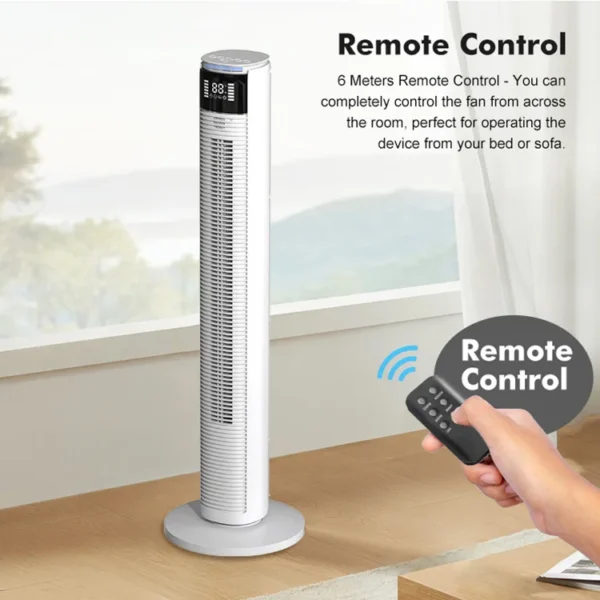Tower Fan, Plastic, 55W - view 3