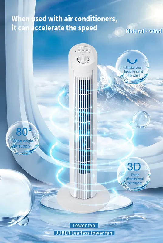 Tower Fan, Portable, 220V, 40W - view 6
