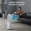 Tower Fan, Portable, 56cm, 9h - view 3