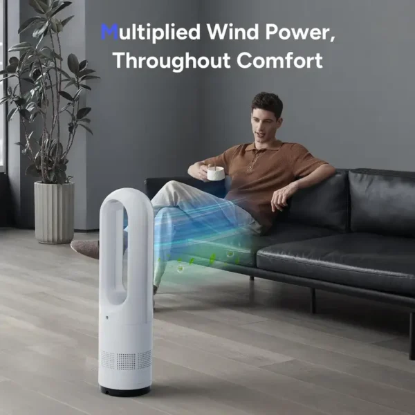 Tower Fan, Portable, 56cm, 9h - view 3