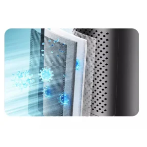 Tower Fan, Portable, 60 W, Metal
