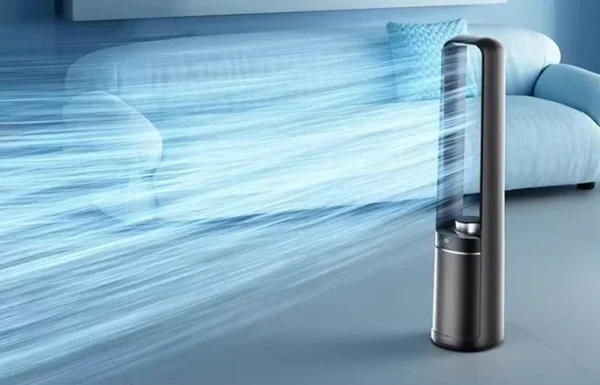 Tower Fan, Portable, 60 W, Metal - view 2