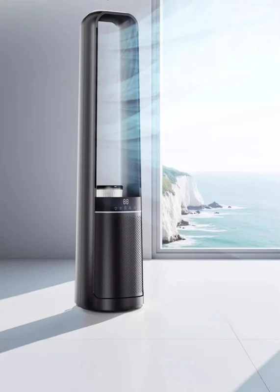 Tower Fan, Portable, 60 W, Metal - view 3