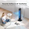 Tower Fan, Portable, ABS, 50W - view 2