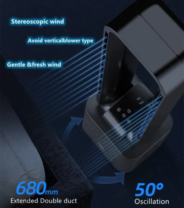 Tower Fan, Portable, BLDC - view 3