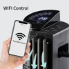 Tower Fan, Portable, Plastic, 15H - view 3