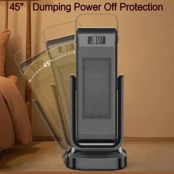 Tower Fan, Portable, PTC, 60° - view 3