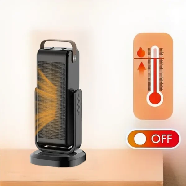 Tower Fan, Portable, PTC, 60° - view 5