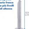 Tower Fan, USB, 3-Speed - view 2