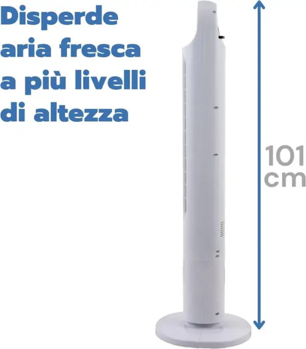 Tower Fan, USB, 3-Speed - view 2