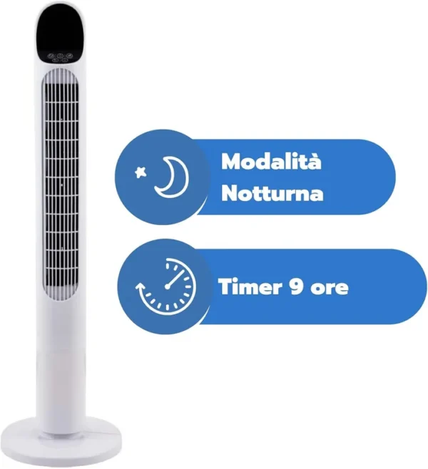 Tower Fan, USB, 3-Speed - view 3