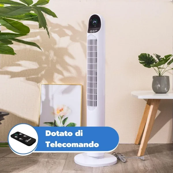Tower Fan, USB, 3-Speed - view 5