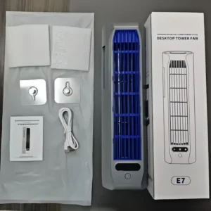 Tower Fan, Wall, 5V, Battery