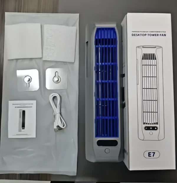 Tower Fan, Wall, 5V, Battery