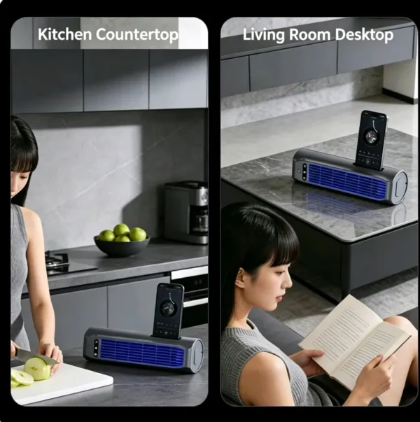 Tower Fan, Wall, 5V, Battery - view 4