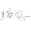 Turbine Blower, 7015, Centrifugal, Axial - view 5