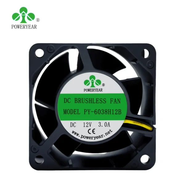 Two Ball Bearing, 12V, 24V, 60x60x38, IP67