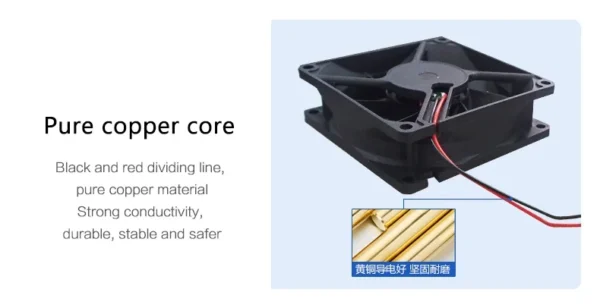 Two Pole Motor, 150mm*150mm*50mm, Brushless, 110V, 220V - view 6
