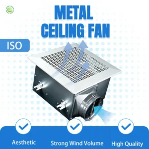 Type Ventilating Exhaust Fan, Ceiling, 220 V, Corded Electric