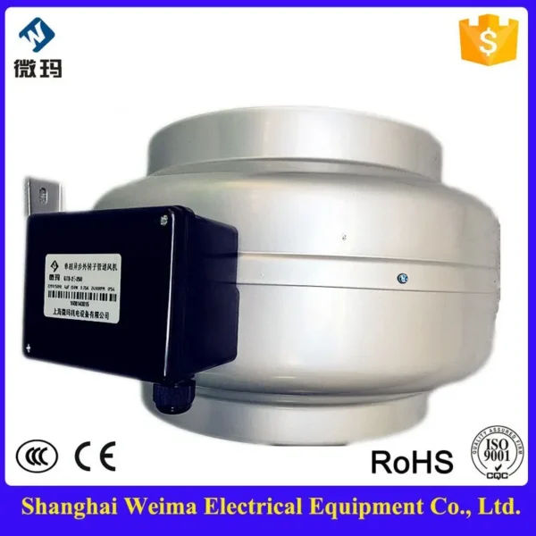 Ultra-quiet Bathroom Exhaust Fan, 150mm, 120v, Corded Electric - view 5