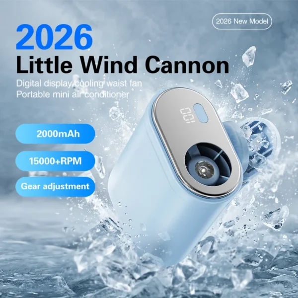 Ultra-quiet Camping Fan, Portable, USB, 5-Speed - view 6