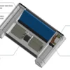 Ultra Thin Exposed Fan, CMH, 560m³/h, Ceiling, FCU - view 3