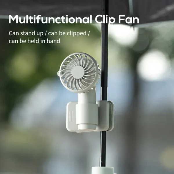 Umbrella Clip Mini Fan, Portable, 5, Below 1kg - view 2