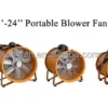 Underground Mine Ventilation Blower, Axial, 120 V, 45 - view 6