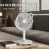 Unique Retro Desktop Fan, Portable, USB, Plastic - view 2