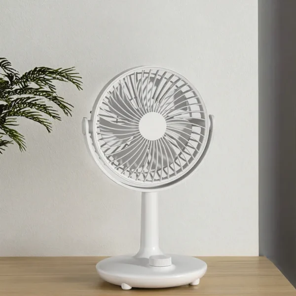 Unique Retro Desktop Fan, Portable, USB, Plastic - view 3