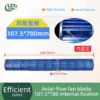 Universal Cross Flow Impeller, 107.5x780mm, Electric, Plastic