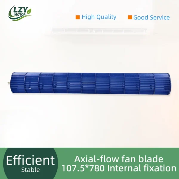 Universal Cross Flow Impeller, 107.5x780mm, Electric, Plastic - view 3