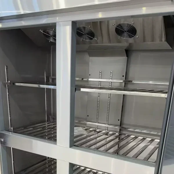 Upright Display Cabinet Freezerchiller, Stainless, Steel