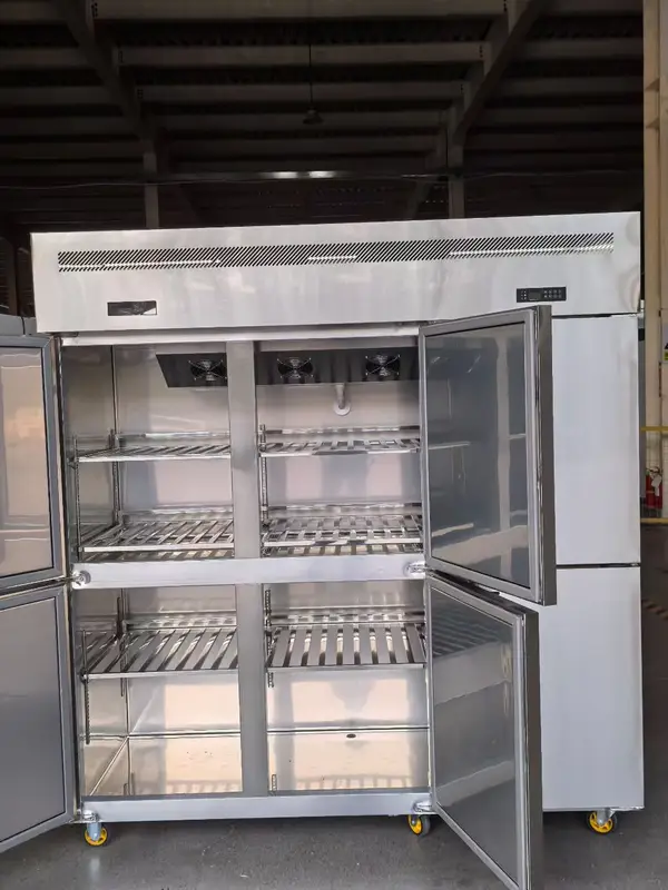 Upright Display Cabinet Freezerchiller, Stainless, Steel - view 3