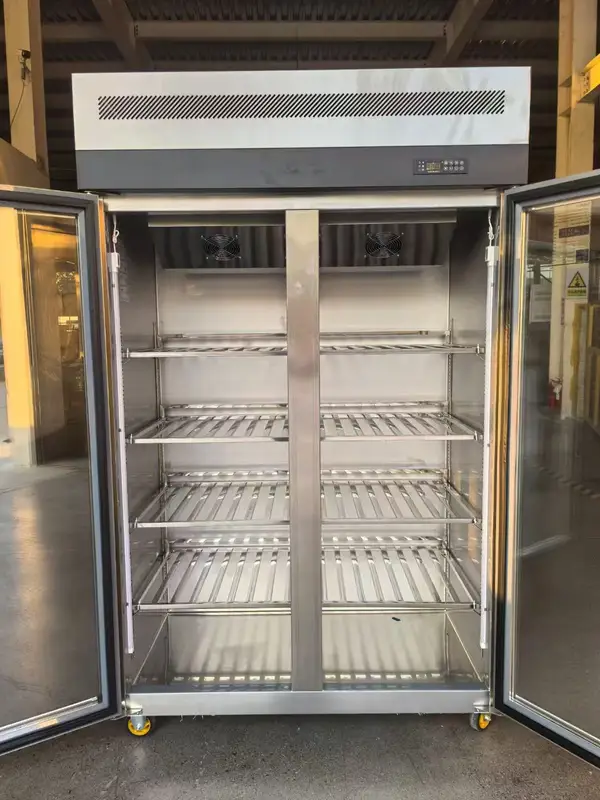 Upright Display Cabinet Freezerchiller, Stainless, Steel - view 5
