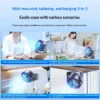 Usb Air Circulation Fan, 5-speed, Lithium battery, Plastic - view 4