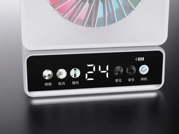Usb Desktop Cooling Fan, Portable, Battery, ABS - view 4