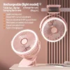 Usb Rechargeable Clip Fan, Portable, 5 V - view 2
