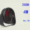 Usb Rechargeable Desk Fan, 2000mAh, Portable - view 3