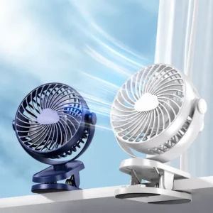 Usb Rechargeable Desk Fan, Portable, 1200mAh, 2400mAh