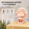 Usb Rechargeable Desk Fan, Portable, 1200mAh, 2400mAh - view 2