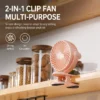 Usb Rechargeable Desk Fan, Portable, 1200mAh, 2400mAh - view 3