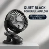 Usb Rechargeable Desk Fan, Portable, 1200mAh, 2400mAh - view 5