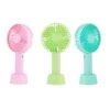Usb Rechargeable Handheld Fan, Portable, Plastic