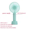 Usb Rechargeable Handheld Fan, Portable, Plastic - view 3
